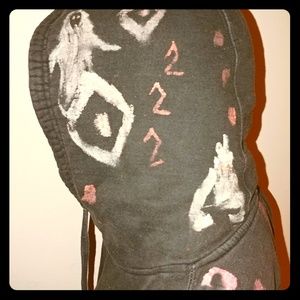 1 of 1 Hand Painted Hoodie